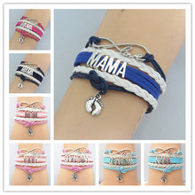 infinity love mom bracelets fashion grandma bracelets charm love mama brace