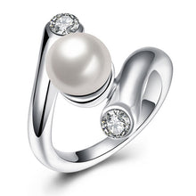 2017 imitate pearl style mother's day ring classic love mom fancy fashion r
