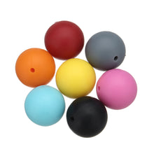 YYW 50PCs 20mm Round Silicone Beads Safe Food Grade FDA Approval Jewelry Mo