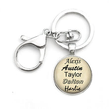 SUTEYI Personalized names Key Chain Ring Custom names of Your Baby Child Mo