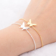 Dainty Butterfly Best Friend Charm Bracelets Bff jewelry Women Stainless St