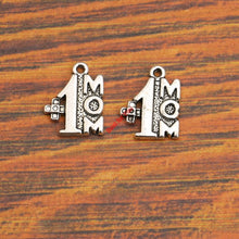 15pcs Mom Charm Pendant fit Bracelet Necklace Tibetan Silver Plated Jewelry