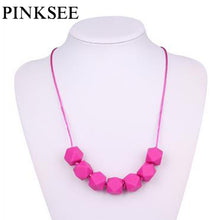 PINKSEE Baby Nursing Jewelry for Mom Food Grade Silicone Teething Teether P