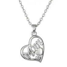 Skyrim Heart Mom Statement Message Family Charm Link Chain Pendant Jewelry