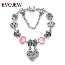 EVOJEW Luxury Designed Authentic 925 Antique Silver Heart Pendant Charm Pin