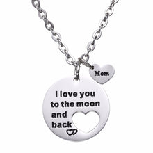 Bespmosp 12PC/SET Mom Mother Hollow Stainless Steel I love You To The Moon