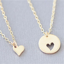 10pcs_11.11 Big sale in Jewelry  2PCS A Set Mother Daughter Necklace Heart