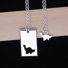 Little dinosaur Mother Daughter Necklace Set Mom and Daughter Jewelry Mothe
