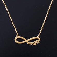 2016 Fashion 8 character Forever Love For Mom Infinity letters Pendant Cola