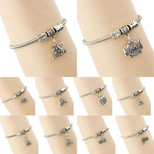 Vintage Mom Dog Wife Husband Sister Cat Mother Bracelet Couple Lover Bangle