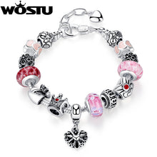 2017 New Arrival 925 Silver Beads Charm Bracelets For Women Mom DIY Fine O