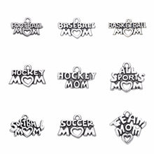 my shape Tibetan Word Football baseball hockey soccer Mom Heart Floating Ch