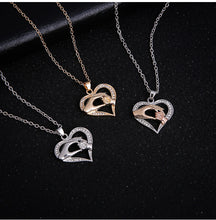 2017 New Mom Necklace Baby Heart Pendant Mother Daughter Son Child Family L