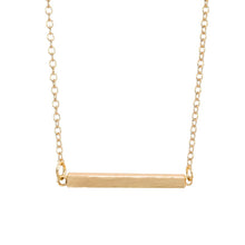 SMJEL Gold Fashion Horizontal Square Bar Necklaces for Women Tiny Dainty Je