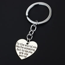 Bespmosp Mother Mom Sister Sis Nanny Family Gifts Heart Key Chains Pendant