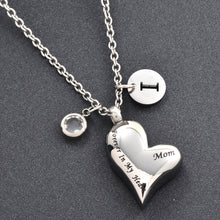 Mom Forever in my heart Mother memorial jewlery  Keepsake Urn Pendant  neck
