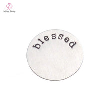 316L stainless steel 7 letter large love blessed faith inspire mom family t