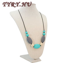 TYRY.HU Silicone Teething Nursing Breastfeeding Necklace Chewable Jewelry f