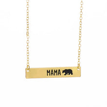 Fashion Mama Bear maxi necklace women jewelry Bar Necklace animal jewelry F