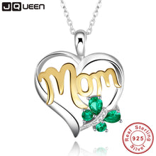 Mom Necklace 925 Sterling Silver Emerald Butterfly Necklace Mothers Day Gif