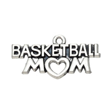 HAEQIS Top Quality Vintage Basketball Mom Alloy Letter Charms 14*28mm 50pcs