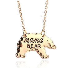 2016 hot sell Cute Mama Bear maxi necklace Handmade Minimalist Jewelry ani