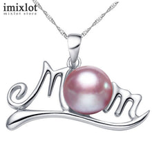 Imixlot Mom Letter Necklaces & Pendants Family Jewelry Personalized Silver