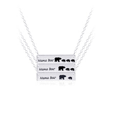 Hot Sale Mother's Day Necklaces Gift "Mama Bear"Lettering Pendant Necklaces