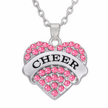 Lemegeton  Rhinestone Pendant necklaces  CHEER & CHEER MOM  SISTER Necklace