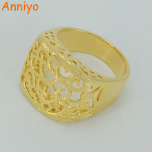 Anniyo Charm Ring Gold Color for Women,Ethiopian Bride Jewelry/Africa Ring/