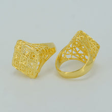 Anniyo Africa Wedding Ring for Women, Gold Color Ethiopian Bride Ring/Arab/