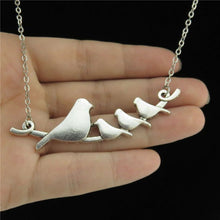 Q1442 14 5 Free Shipping silver Alloy Women Girls Jewelry Animal Multi Bird