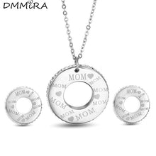 Hot Sale Mother's Day Silver Gold Stainless Steel Mom Hearts Letter Lovely