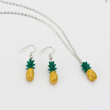 SUTEYI Cool Design Tiny Pineapple Fruit Cute Charm Long Chain Pendant Neckl