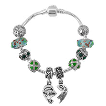 Hot European Style Mom Daughter Together Heart Love Charm Bracelets Women F