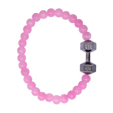 Fitness Mom Jewelry Inspire Crossfit Gym Sports Barbells Dumbbells Beads Fi