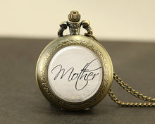 Mom Watch Necklace 1pcs/lot Mothers Day Gift Idea Mothers Day pocket watch