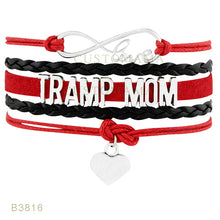 (10 PCS/Lot) Infinity Love Tramp Mom Heart Charm Bracelet Gifts For Women M