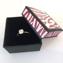 Aceworks Size 5*5*3CM Square Black Paper Gift Box Jewelry Packaging Fit Rin