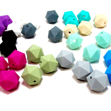 Icosahedron 10pcs Silicone Beads for Teething Necklace Nursing Necklace New