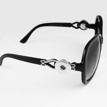 2017 New Fashion jewelry Sunglasses Women  Retro 18mm Snap Button Glasses S