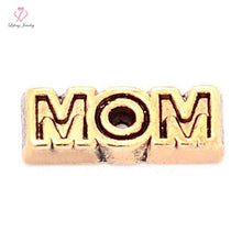 New Gold MOM floating charms for Magnetic Memory Glass Living Lockets FC440