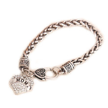 Drop Shipping 2016 Fashion Mom Crystal Heart Lobster Shaped Woman Bracelet