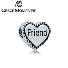 Grace Moments 5pcs 15*16mm Heart Beads 12*13mm SISTER MOM WIFE DAUGHTER NAN