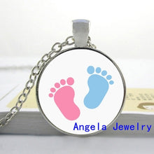 NS 00520 New Fashion Baby feet Neckalcce Baby feet Pendant Jewelry Gift for