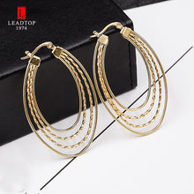 Tear Drop Shaped Stainless Steel Earrings Women,Big Round Gold Women Weddin