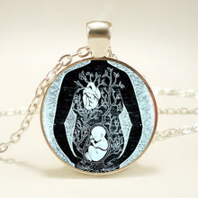 1pcs/lot Mom Fetus Logo Pendant Necklace Love Picture Handmade 4Colors Chai