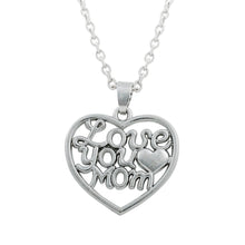 lemegeton fashion necklaces for women Love you MoM heart shape pendent link