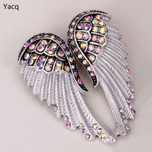 Angel wings brooch pin pendant women biker jewelry gifts for mom her wife g