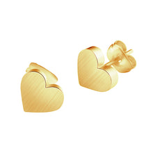 Earings Fashion Jewelry Gold Color Charm Women Tiny Heart Brincos Stainless